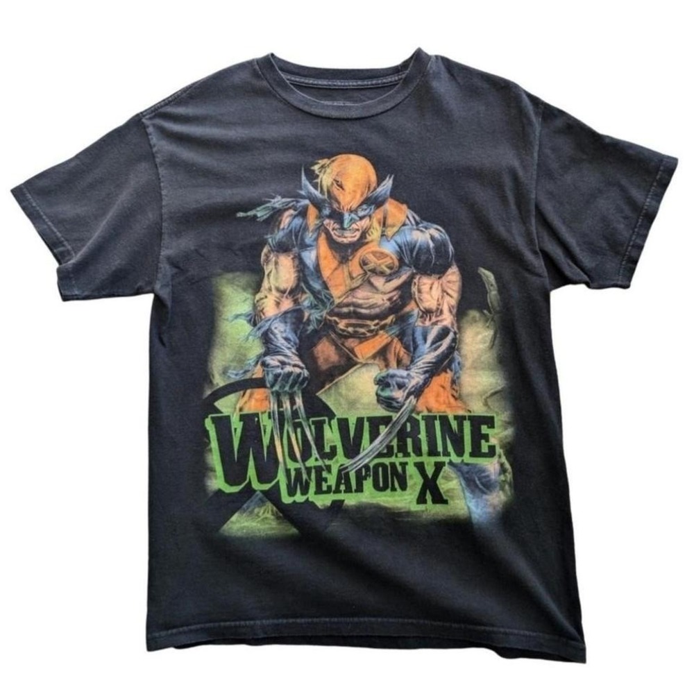 Mad Engine Men's Medium Wolverine X Men Comic Book Marvel Super Hero Graphic‎ T